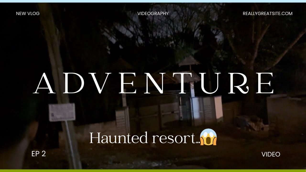 Going to explore the haunted resort😱 #vlog #travel #haunted #negative #negativeenergy #ghost 