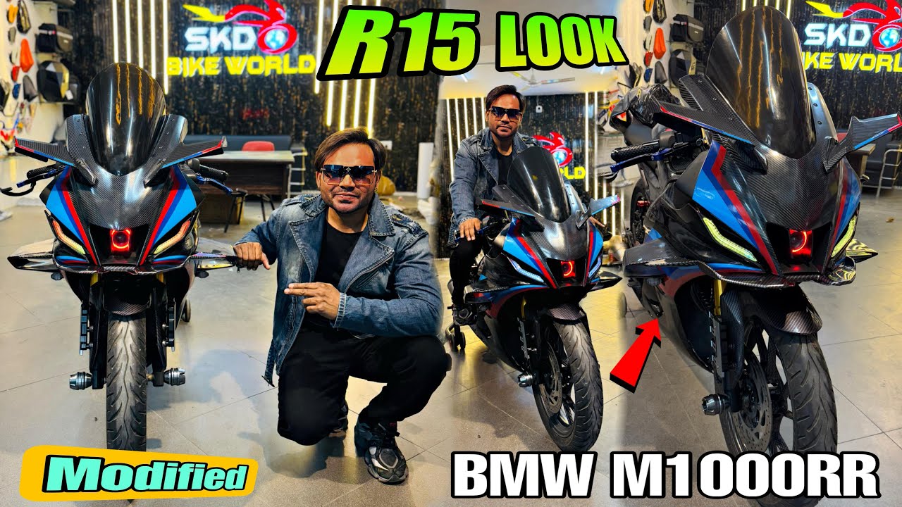 R15 V4 modified | R15 India First Edition Modified | M1000RR | part 4