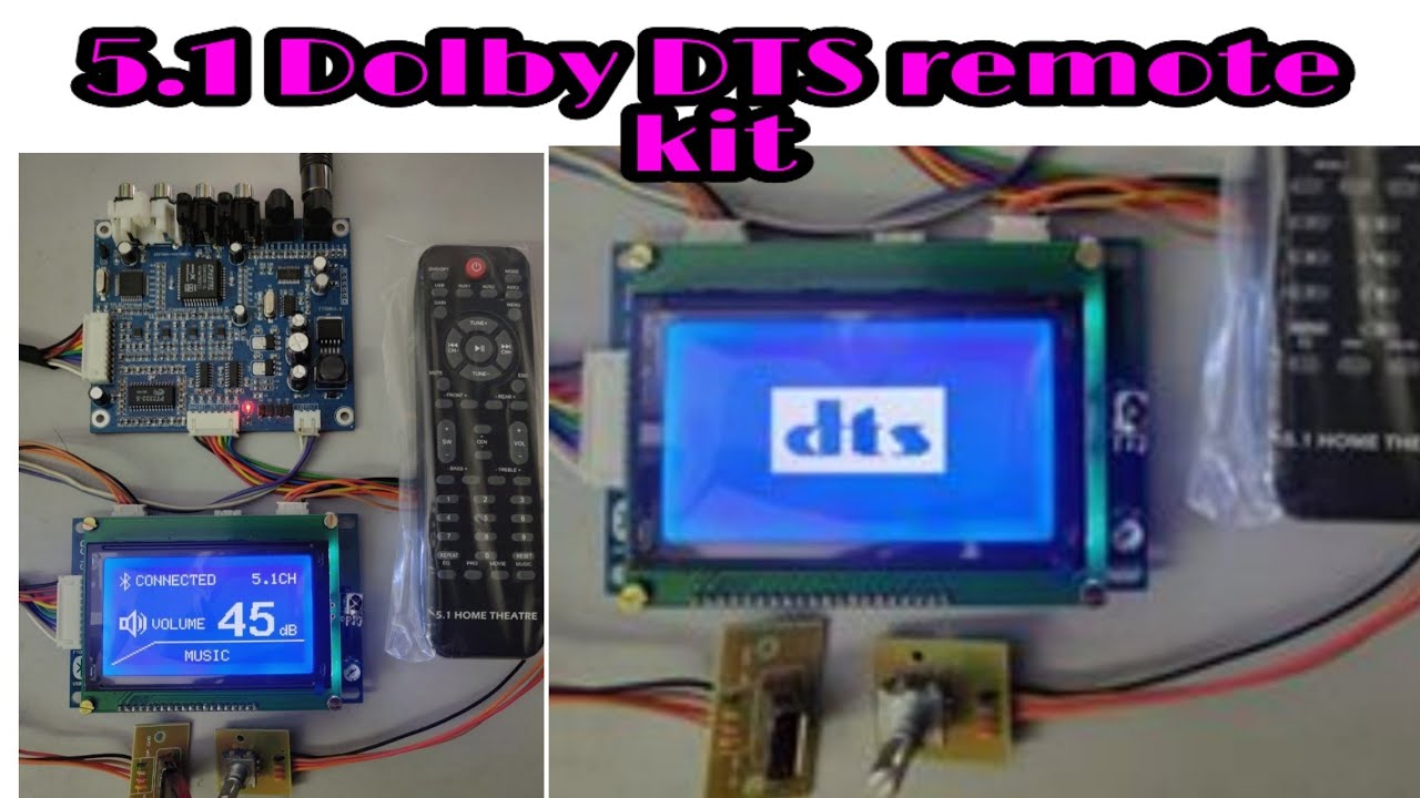 5.1 DTS Dolby remote kit USB Bluetooth support
