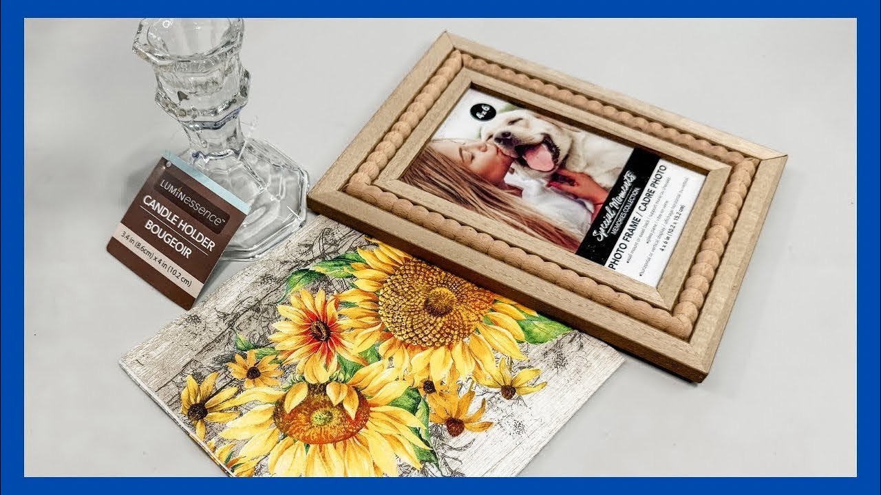 Sunflower Decor DIY || Home Decor || Just 1 Quick Craft