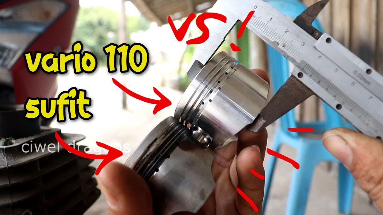 Kupas Perbedaan Sufit Si SUPRI C series pake piston vario 110 Dongkrak Kompresi dan Performa
