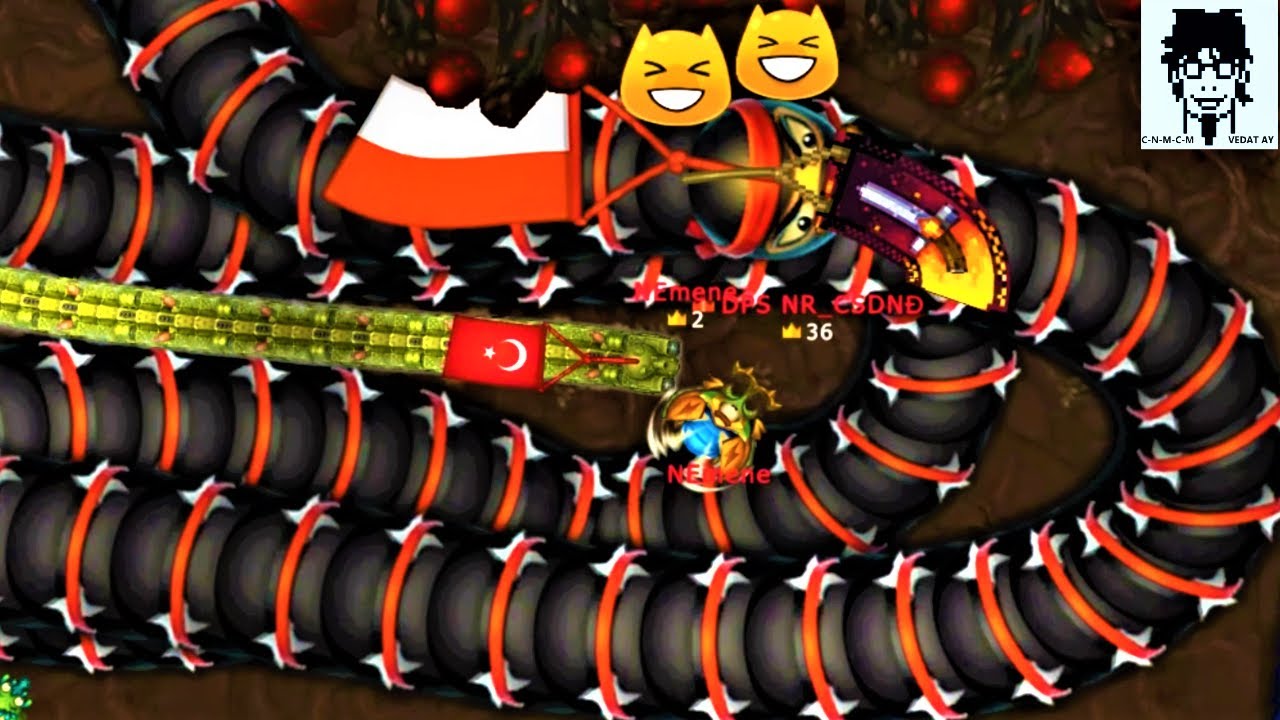 CNMCM-LEGENDARY DEATH AND FUNNY MOMENTS-Little Big Snake io.