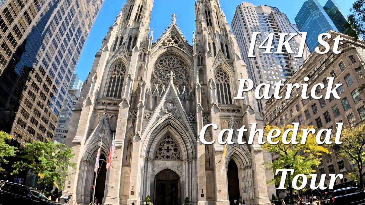 St. Patrick Cathedral Tour NYC. [4K] virtual walk 📸 #church #video #nyc #photography #art #4k #tour 