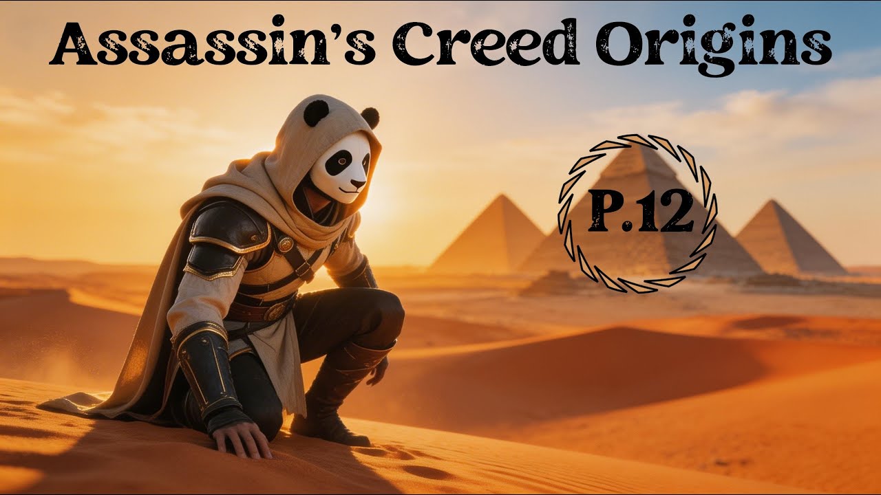 (P.12) Panda Takes Over Ancient Egypt 🐼🔥 | Assassin's Creed Origins.