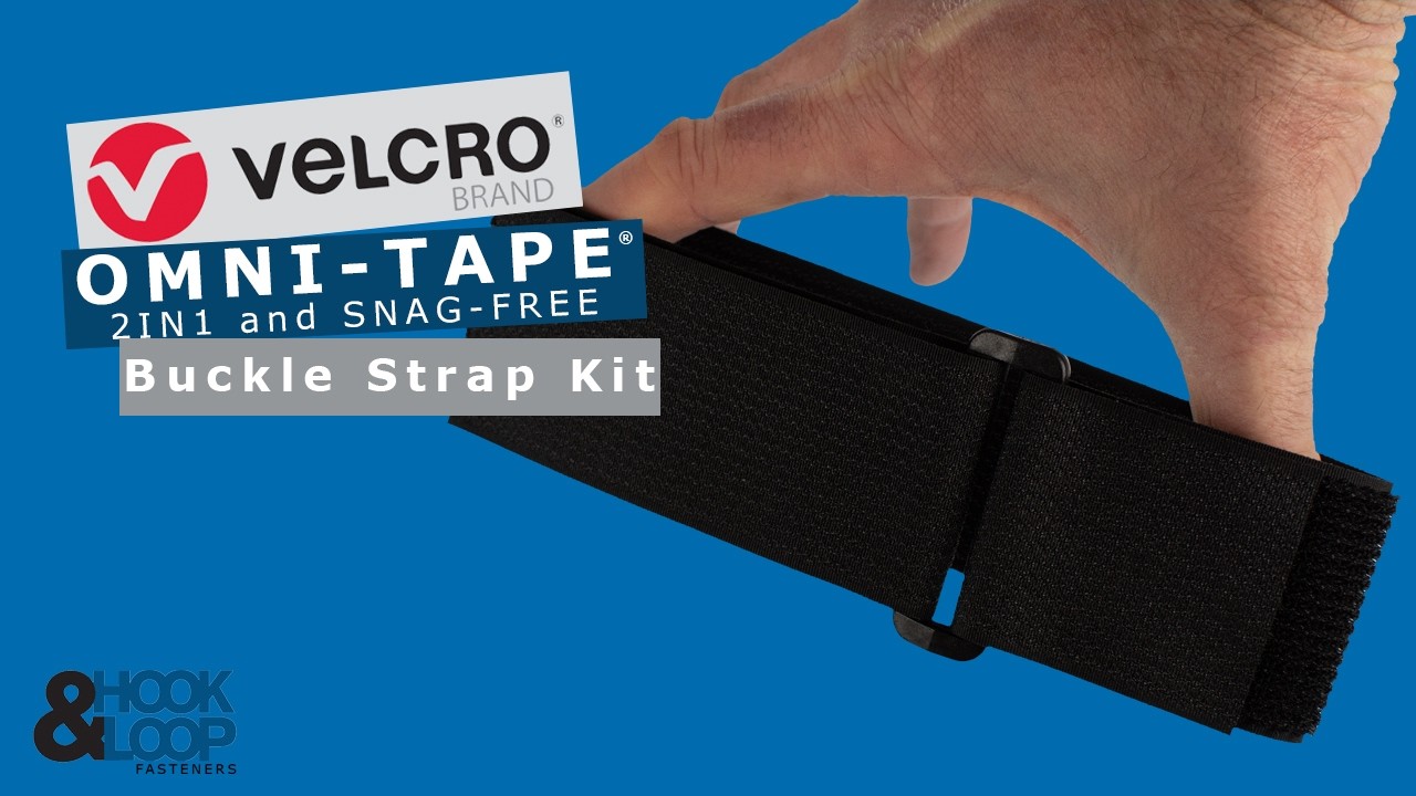 Cut to Length Strap Kit Using 2-in-1 Hook and Loop VELCRO® Brand OMNI-TAPE®