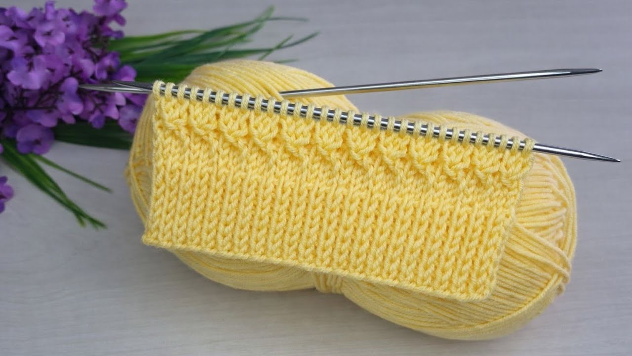 &Uuml;&ccedil; G&uuml;nde Yelek &Ouml;r&uuml;n 💛Kolay İki Şiş &Ouml;rg&uuml; Yelek Model Desen💛 #crochet #knitting #diy 