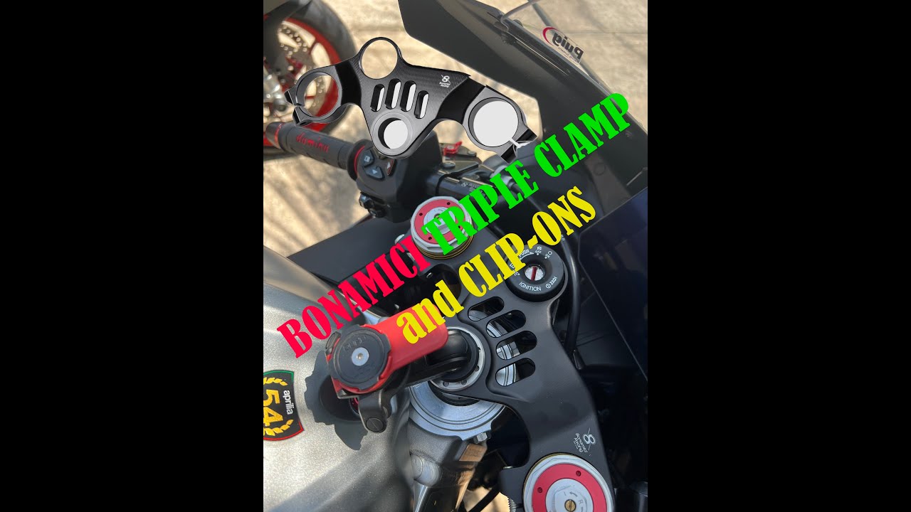 Aprilia RSV4 2021 Triple Clamp and Clip-ons Installation