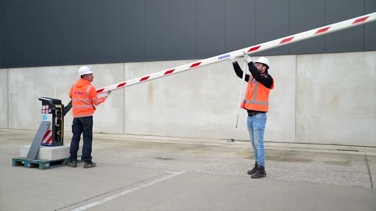 De slagboom opstarten en instellen