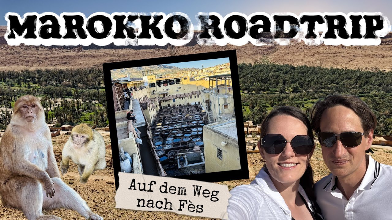 Marokko Roadtrip Teil 5: Polizei Abzocke, wilde Berber-Affen, Midelt und die Königstadt Fes