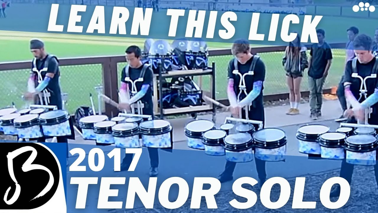 2017 Blue Devils Tenor Solo - Learn This Lick