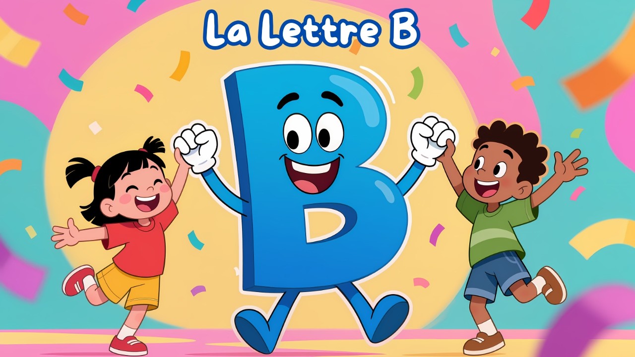 La Lettre B 🎵 Chanson Éducative pour Enfants | Apprendre l'Alphabet en Chantant
