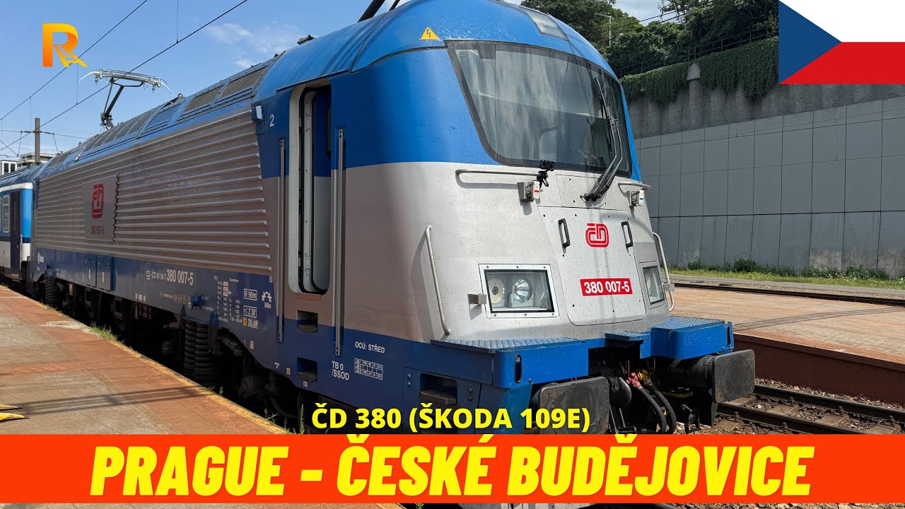 Cab Ride Prague &rarr; Česk&eacute; Budějovice (Czech Republic, July 2025) driver's view 4K