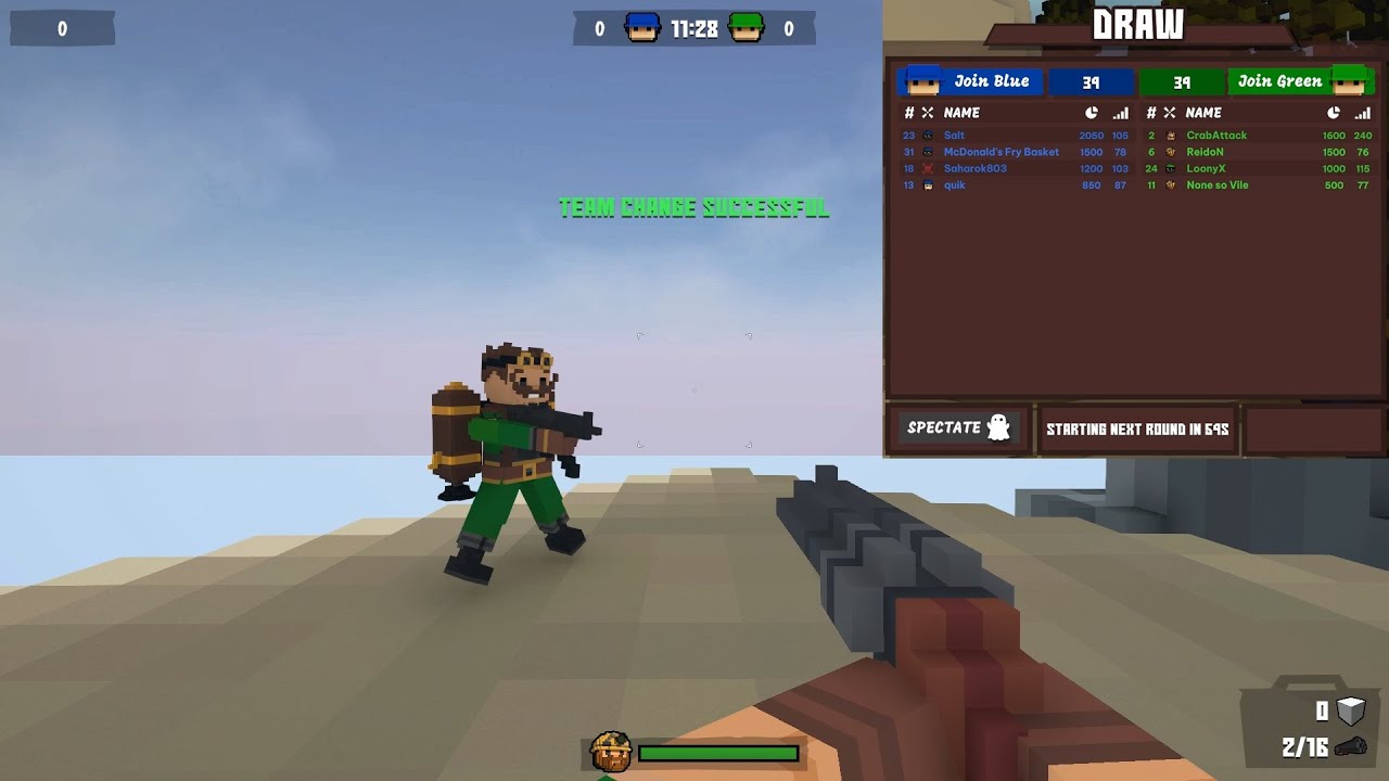 Ace Squared. Team Deathmatch (TDM), 34-34 draw. 18 July 2025