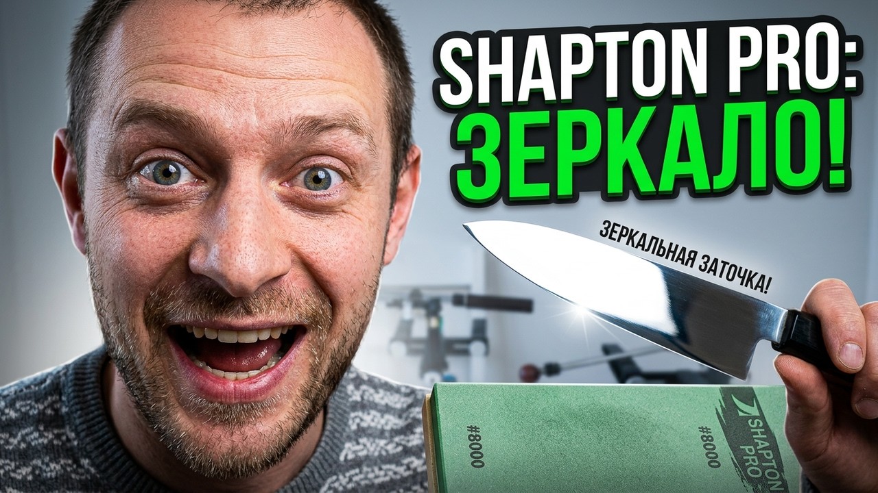 Тест точильных камней Shapton Pro
