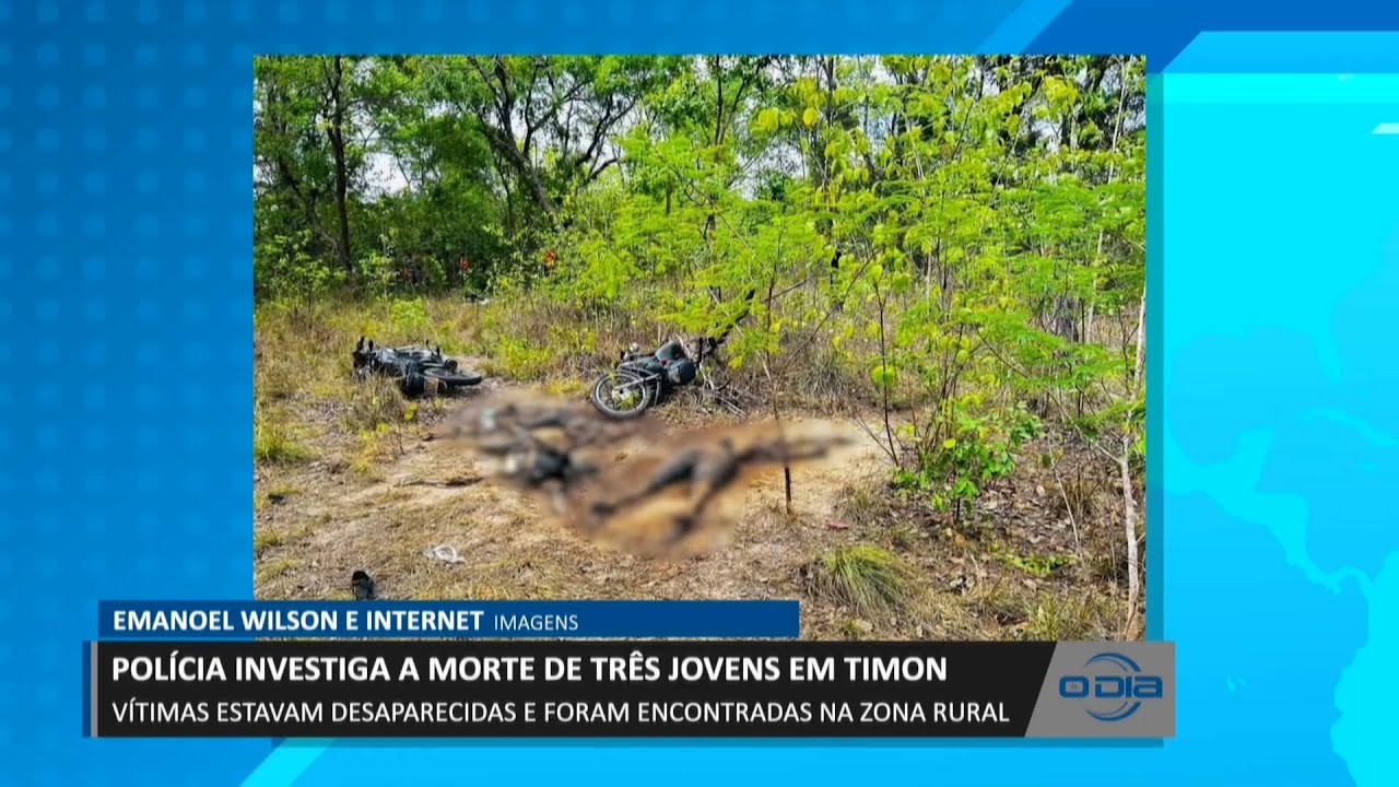 Polícia investiga morte de três jovens em Timon encontrados na zona rural 03 01 2024