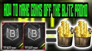 How To Make Coins Off The Blitz Promo In MUT 17!!! Plus How To Get Free Blitz Tickets!!!