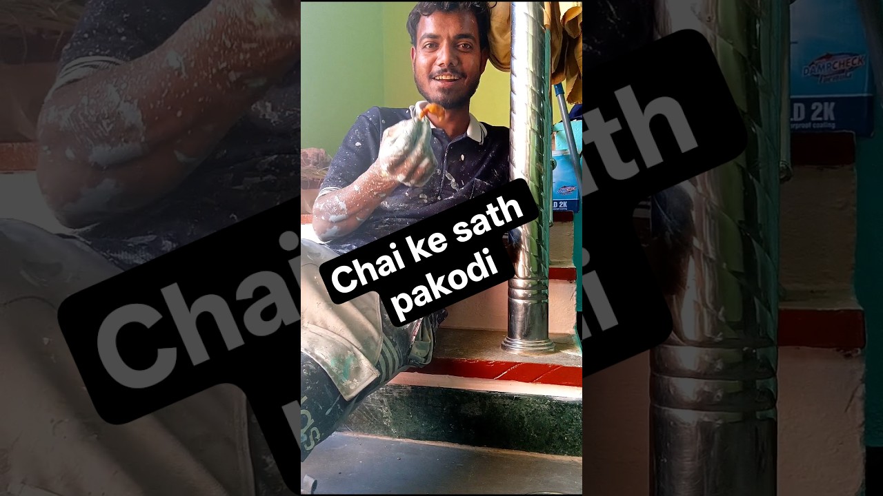 chai ke sath pakodi | masti time | 3D wall design | 