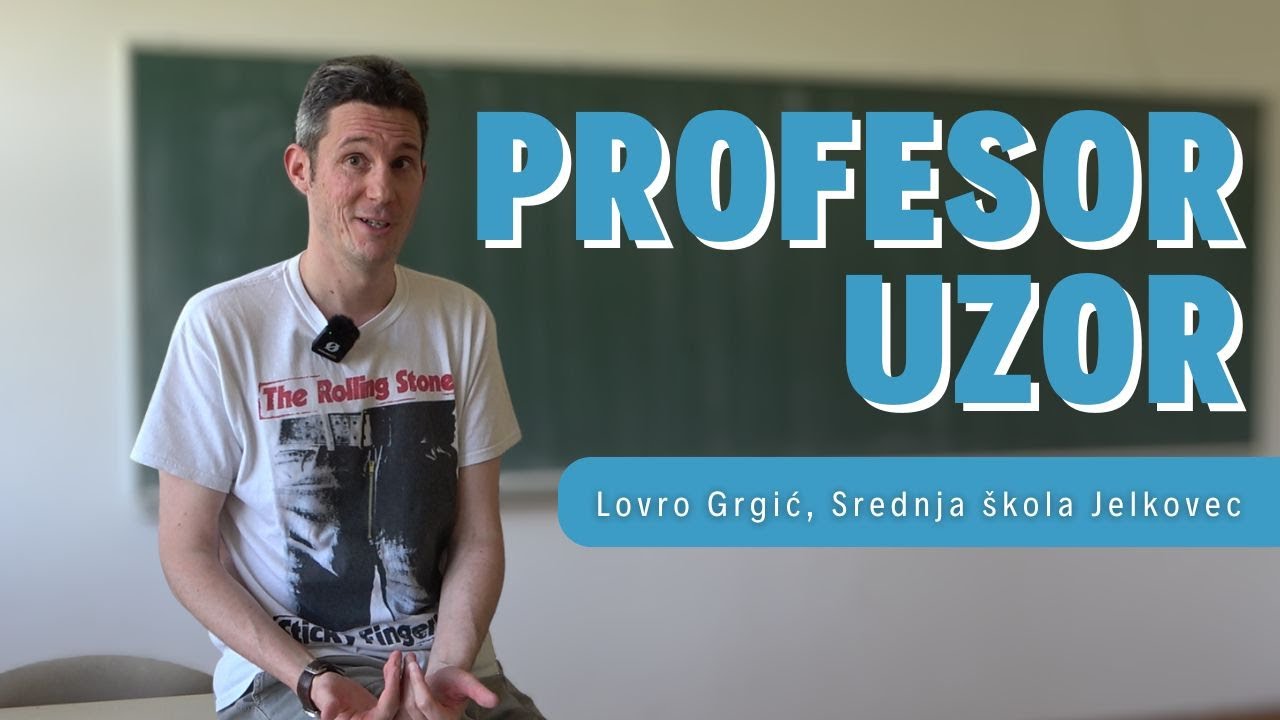 Razgovor s povodom: Lovro Grgić, profesor povijesti i etike