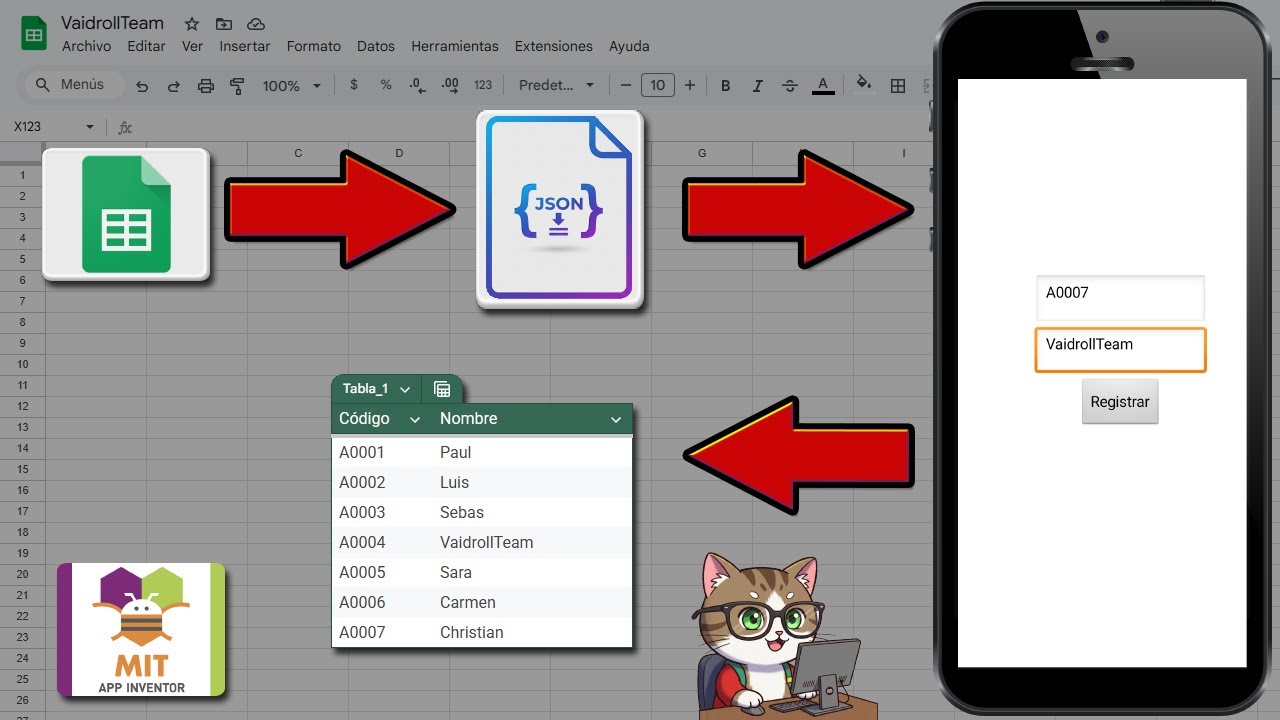 CÓMO CONECTAR MIT APP INVENTOR A GOOGLE SHEETS: CONFIGURACIÓN DE JSON Y PERMISOS