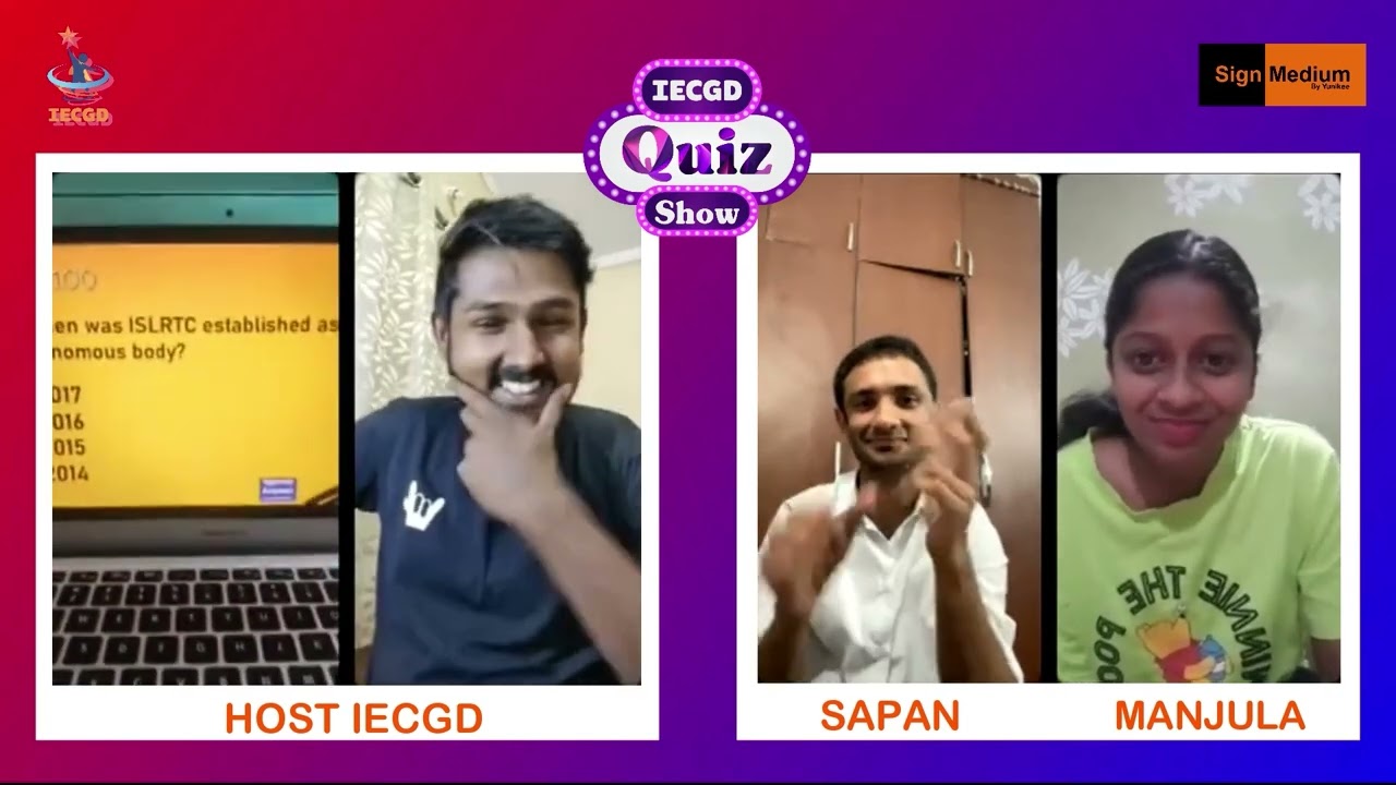 IECGD & Yunikee Collaboration 2023 | Live Session 1 With Deaf Adult - Education & Entertainment. 