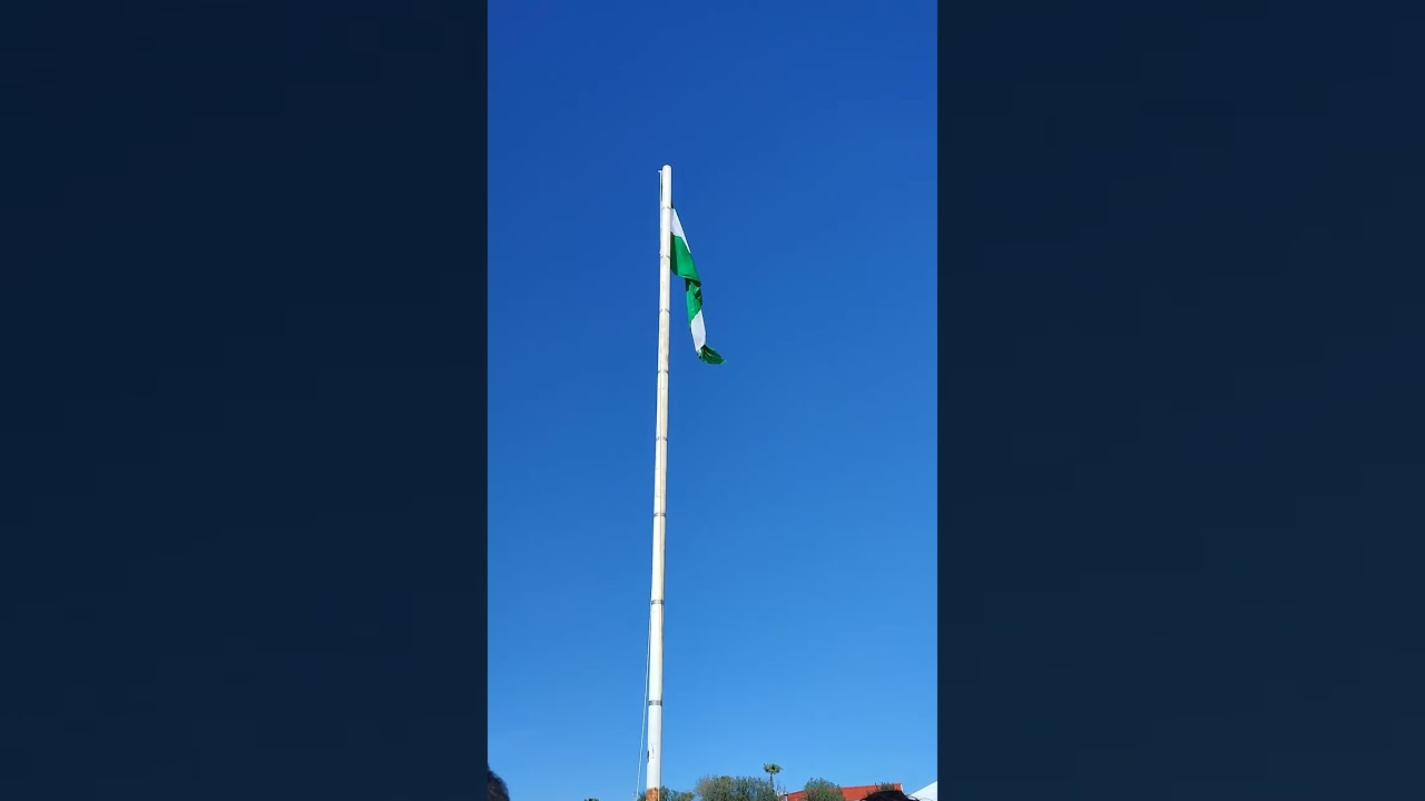 Izado de la bandera de Andalucía,  Himno de Andalucía , Banda de Música Municipal de Aznalcollar