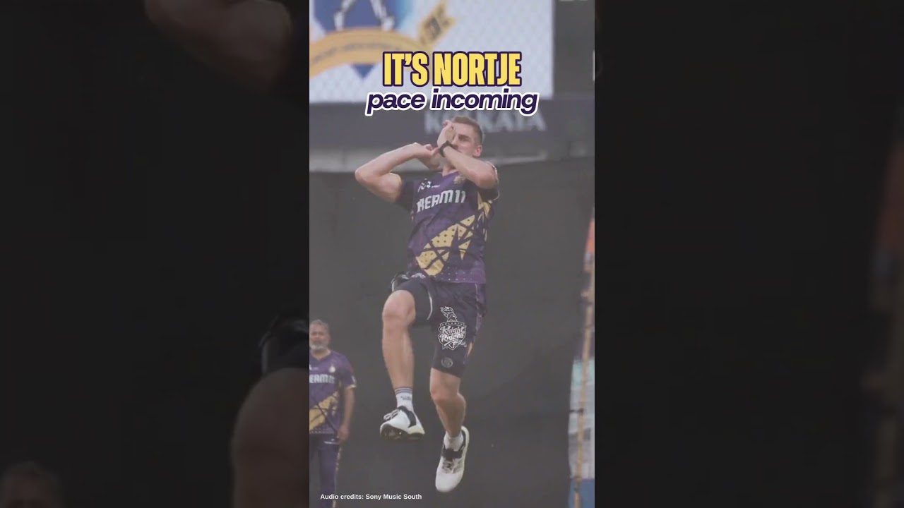 Anrich Nortje&rsquo;s Fast Bowling Masterclass | #AmiKKR | #TATAIPL2025 | #ZiddKiNayiHadd