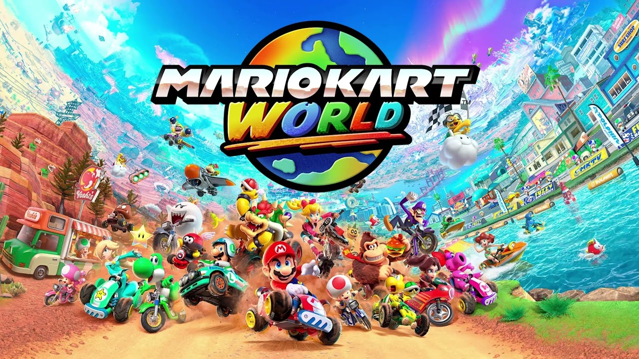 Rainbow Road (Full Track incl. Intermission & Results) -  Mario Kart World - OST