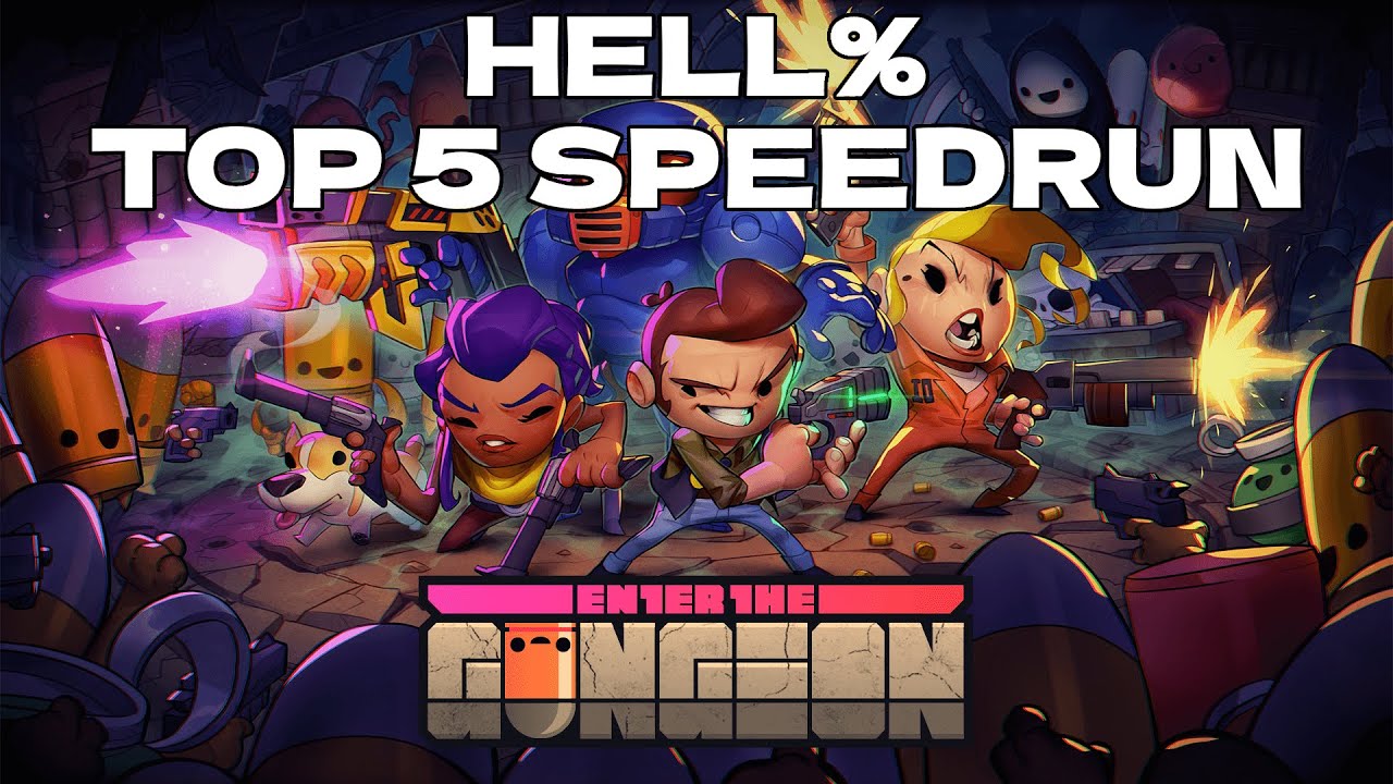 Enter the Gungeon Hell% Speedrun in 16:57 (Top 5 time)