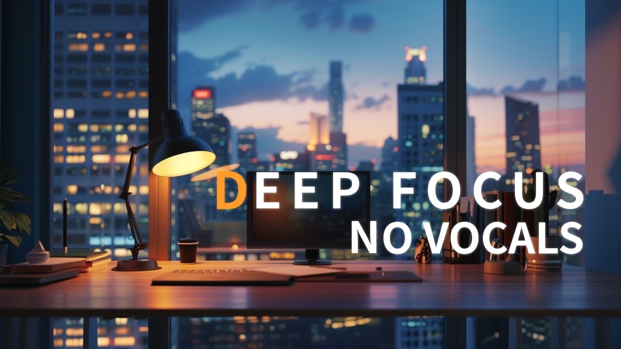 Deep Focus Music for Coding & Study  3 Hours No Vocals