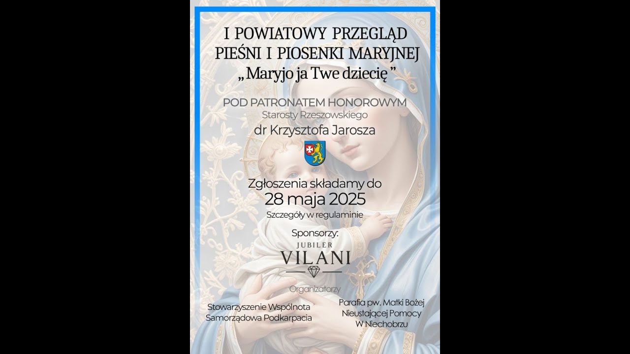 I Powiatowy Przegląd Pieśni i Piosenki Maryjnej 