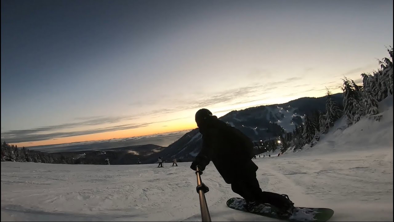 Night Snowboarding Cypress Mountain! Vancouver, BC