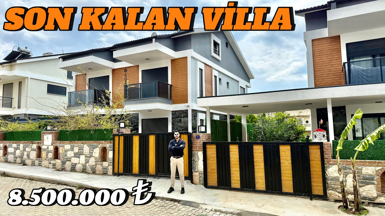 Didimde Satılık Müstakil Girişli Garajlı ve Bahçeli 3+1 Ayrı Mutfak Sıfır Villa / No:270