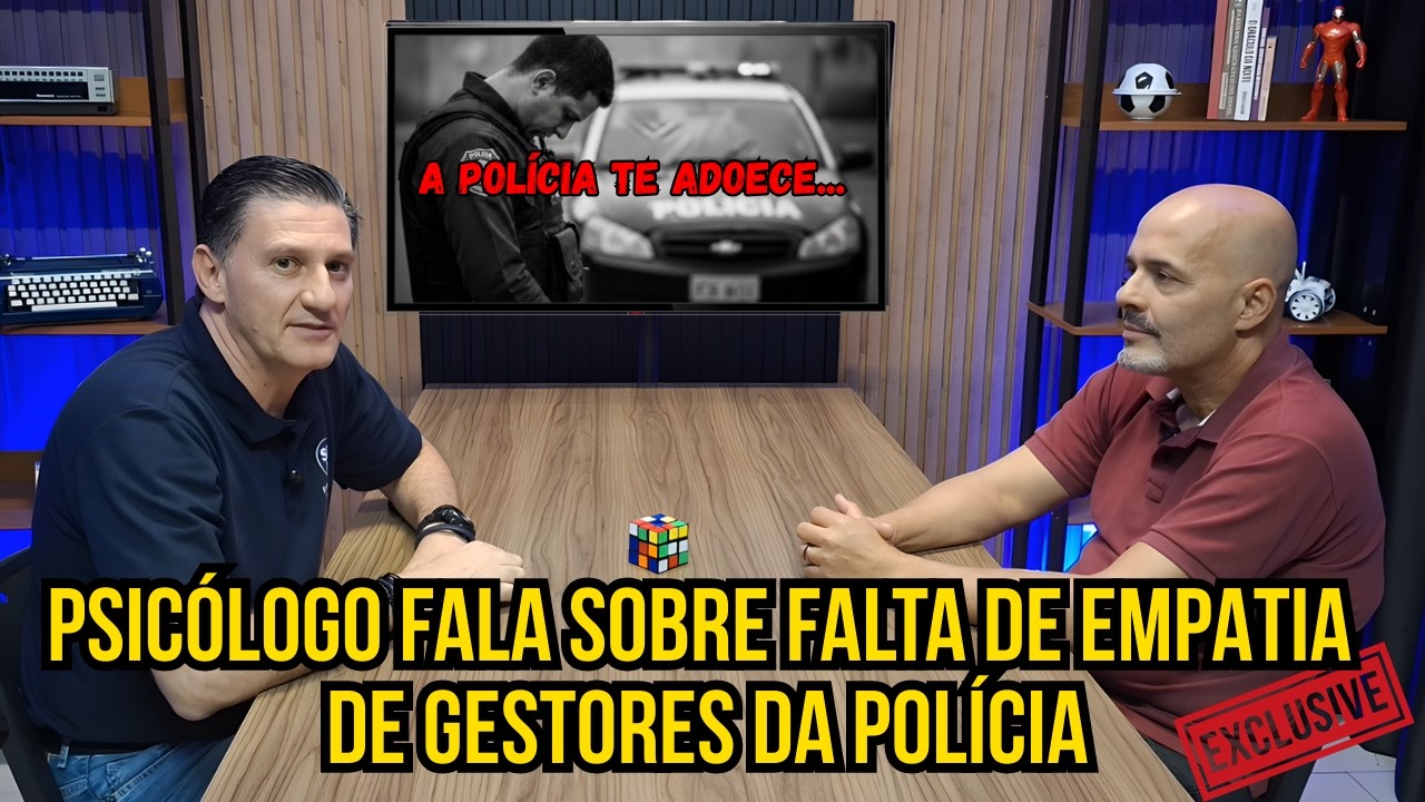 SISTEMA ESTÁ MOENDO O POLICIAL, alerta Psicólogo