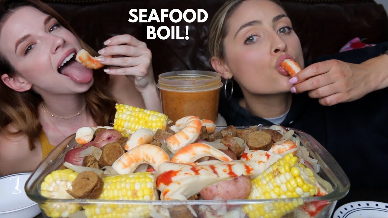 SEAFOOD BOIL! + Bloves SEAFOOD SAUCE recipe and mukbang! (veganized)