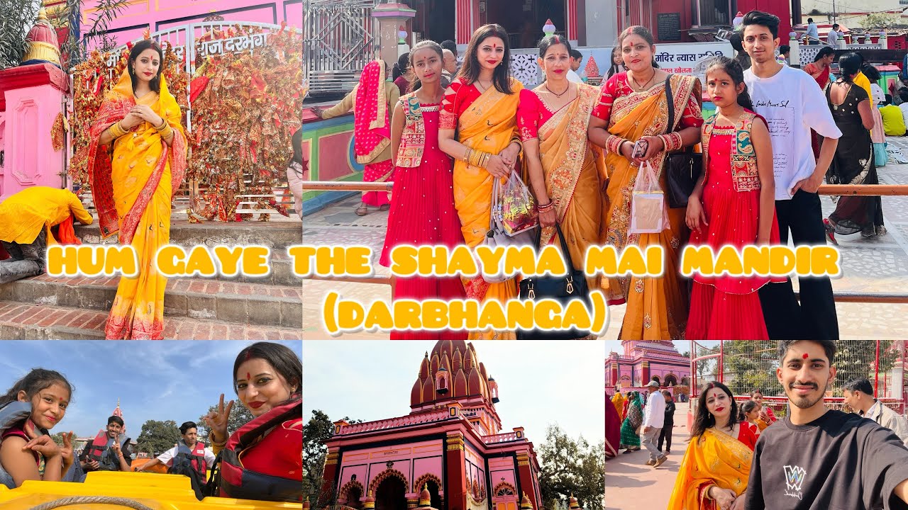 hum gaye the shayma mai mandir ❤️😍#youtube #viral #vlog #travelvlog #mandir #familytime #darbhanga 