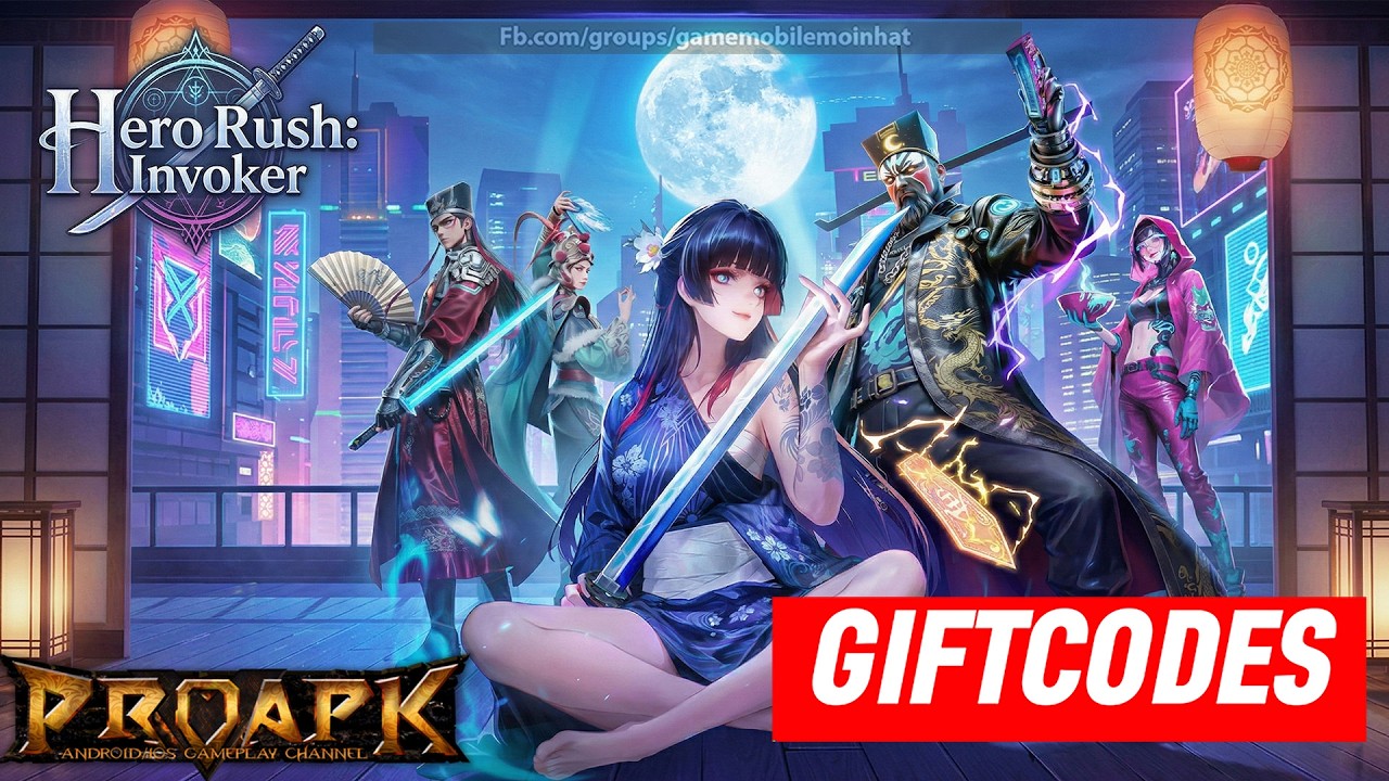 Hero Rush: Invoker Gameplay Android / iOS (Official Launch) + Gift Codes 🎁🎁🎁