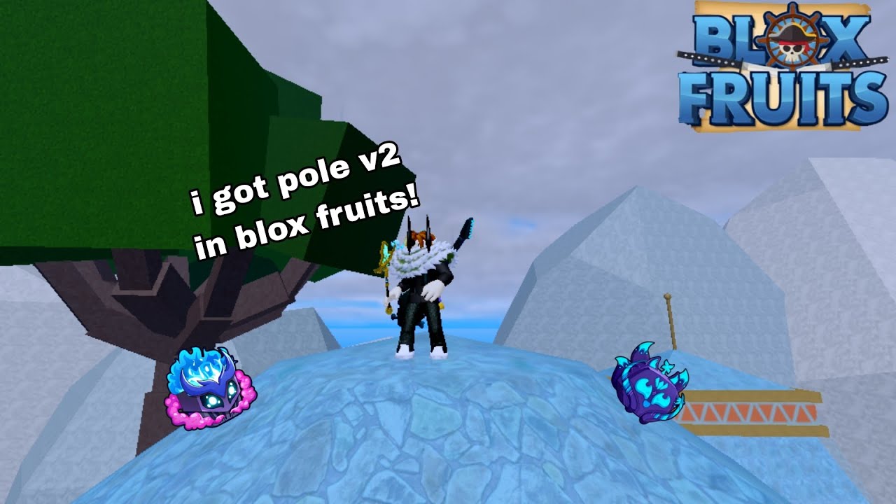 I got pole v2 in blox fruits! |ROBLOX