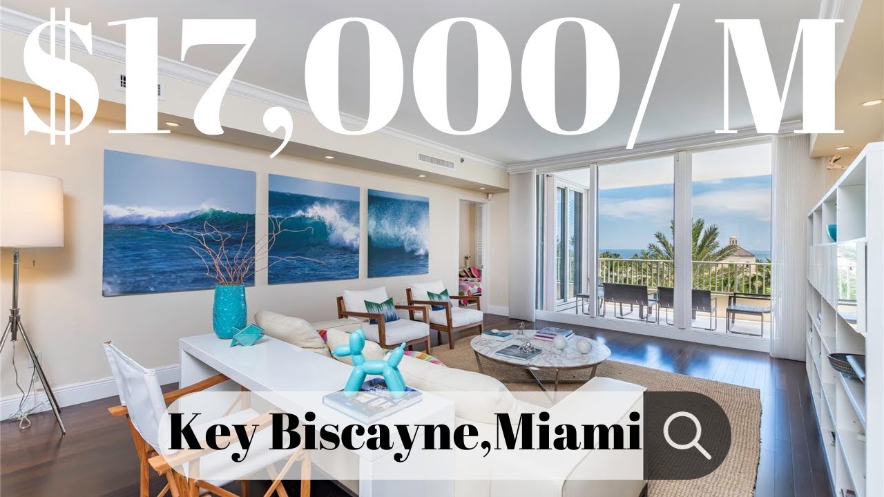 What $17,000 Rent gets YOU in Miami | Island living | Resort feel condo in key biscayne | Ocean Club
