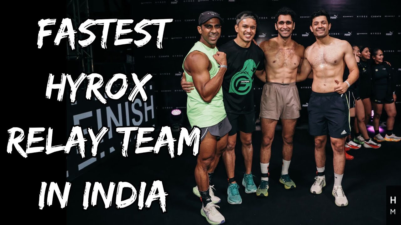 Fastest Relay Time at Mumbai Hyrox by an Indian Team | Team CALFUNC 🇮🇳