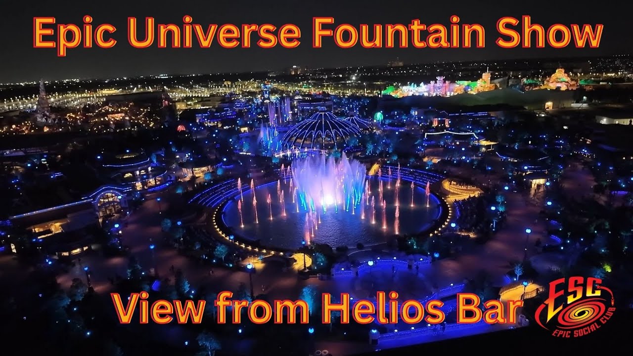 FULL Cosmos Fountain Show - Universal Epic Universe 