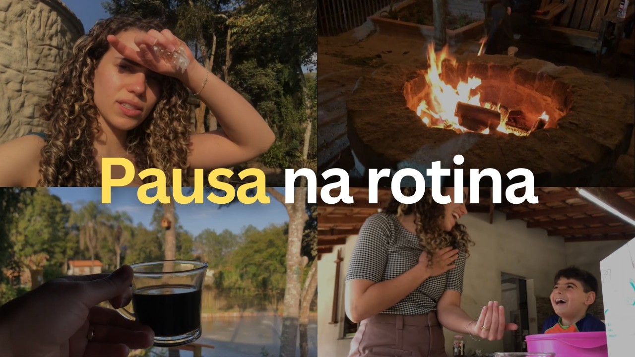 Vlog: descanso, natureza e tempo em família 🍃