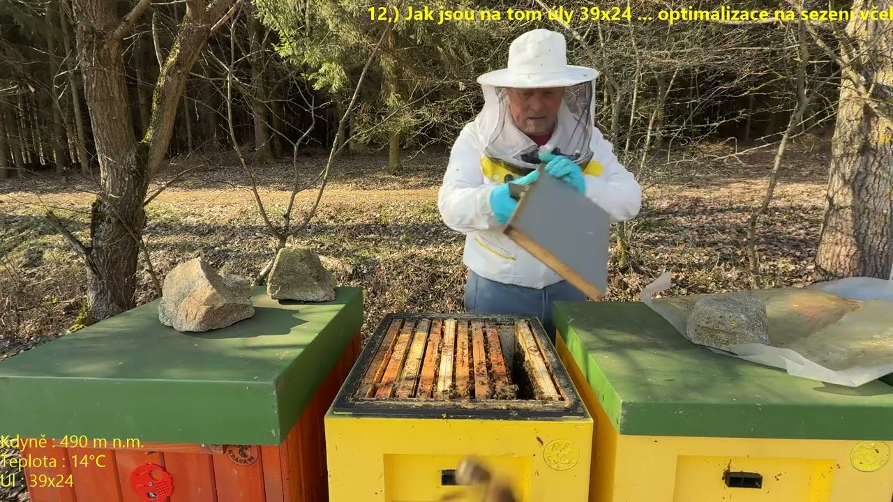 12.) 25 - 20 03 2025 - Včelstva 39x24 ... 490 m n.m. příprava na OPPD