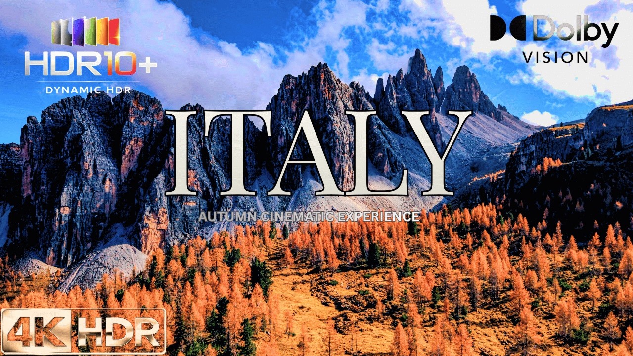 Italy 4K HDR 60fps | Venice, Amalfi Coast, Sardinia & Dolomites – Cinematic Drone Film