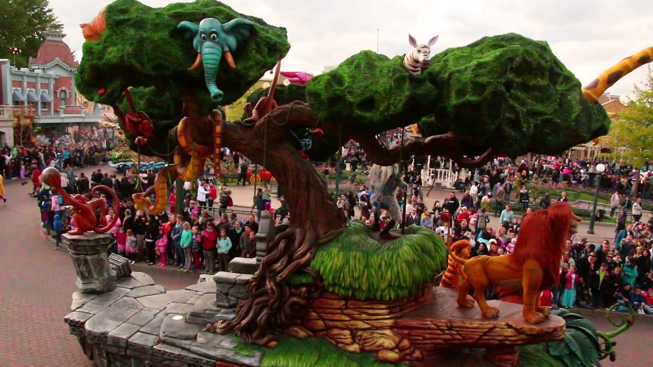 disneyland paris magic on parade from main street station usa april 2015