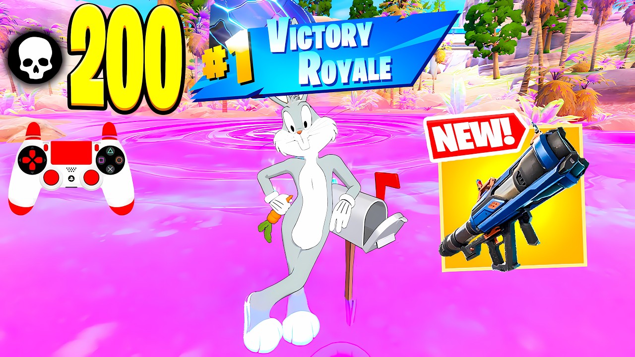 200 Elimination Squads BUGS BUNNY Wins Full Gameplay! Fortnite Chapter 7 Season 2