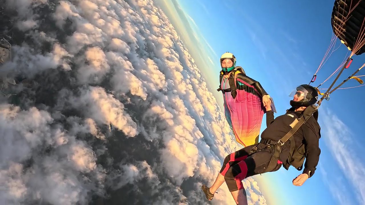 XRW Wingsuit jump with Cassie Matt & Avalon