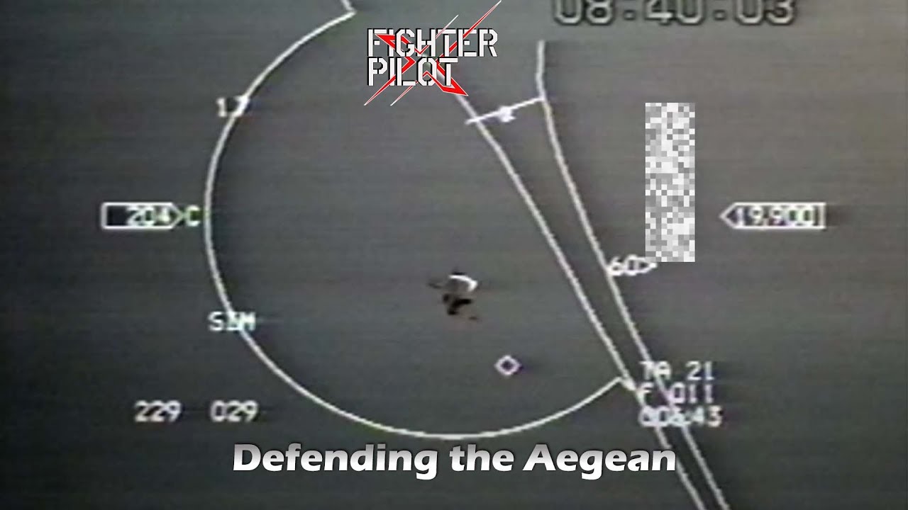 Hellenic Airforce F-16 Viper - Dogfighting the Turkish near Ikaria (Real Interception)