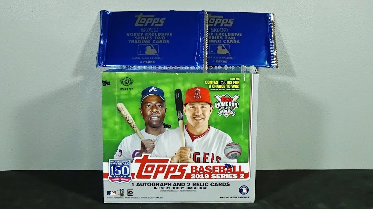 2019 Topps Series 2 Baseball JUMBO Hobby Box Break! AWESOME!