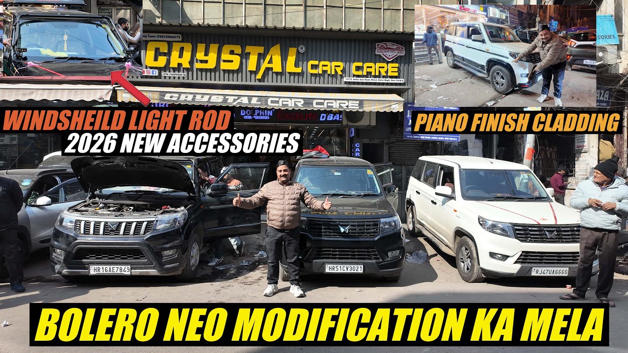 New Accessories For Bolero Neo 2026 😍 Windsheild LightRod |BOLERO NEO वालो के लिए ये Shop है जन्नत 😍