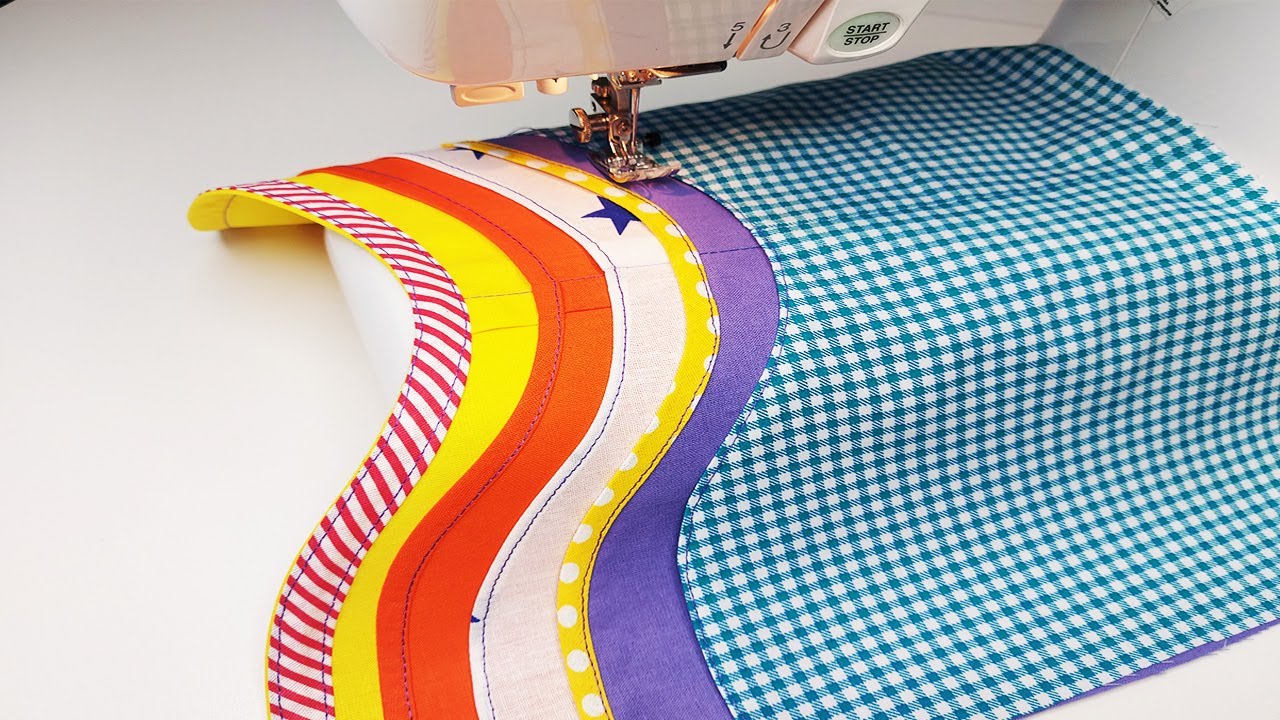 ⭐5 отличных советов по очень простой подгибке фигурного края для начинающих